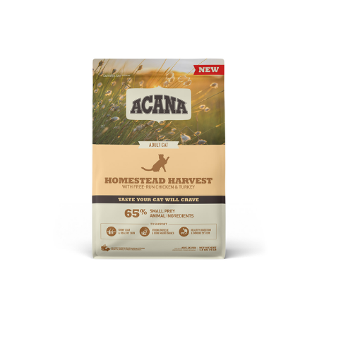 ACANA CAT HOMESTEAD HARVEST CHICKEN & TURKEY 1.8KG