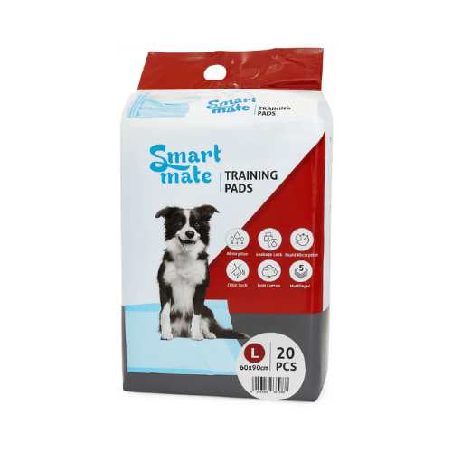 SMART MATE TRAINING PAD WITH STICKERS 20PCS 60x90CM