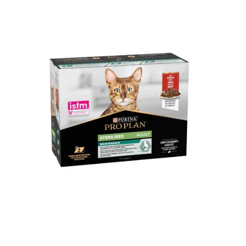 PRO PLAN WET MAINTENANCE STERILISED BEEF 10X85G