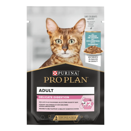 PRO PLAN WET DELICTE DIGESTION FISH 85G