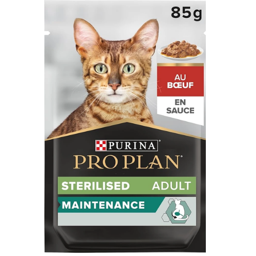 PRO PLAN STERILISED BEEF ADULT CAT 85G