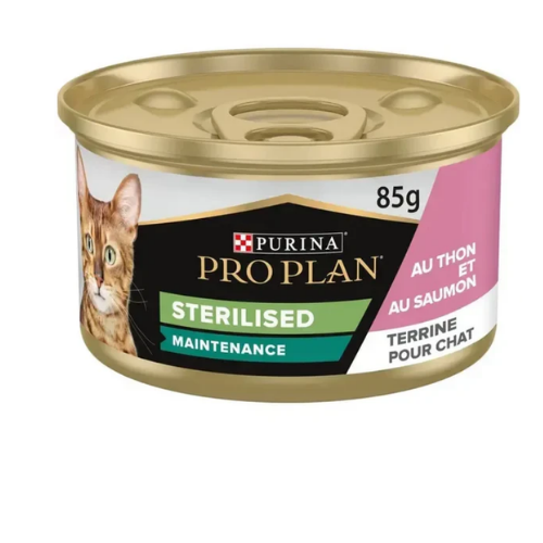 Pro Plan Sterilised Maintenance Mousse Salmon & Tuna Wet Cat Food - 85g