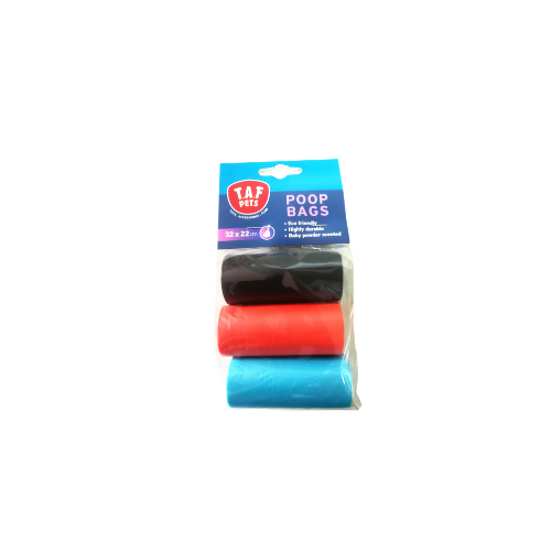 T.A.F Pets Poop Bags Scended - 3 Rolls