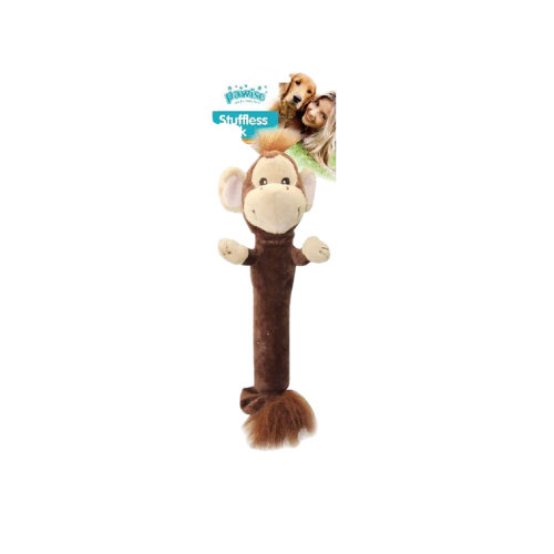 Pawise Stuffless Stick Monkey 38cm