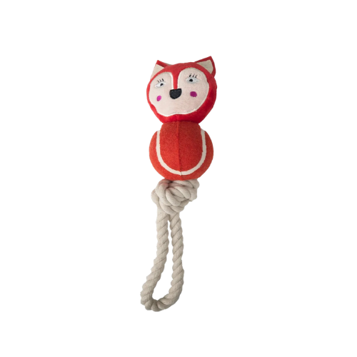 Pawise Play & Tug Fox With Ball