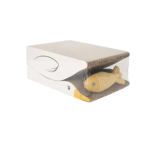 Pawise Foldable Goose Scratcher With Fish 70x24cm