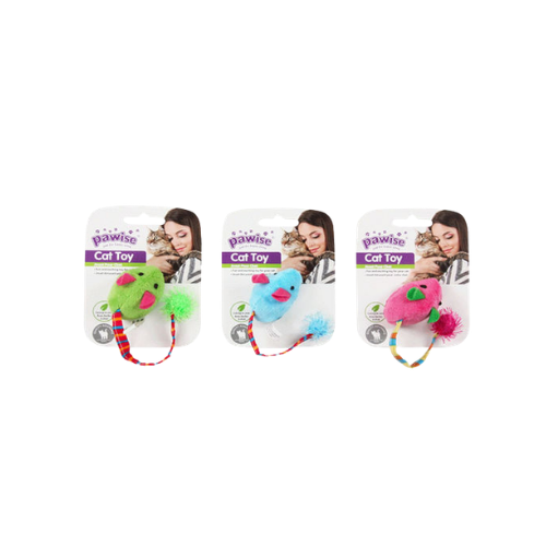 Pawise Cat Toy Plush Mice