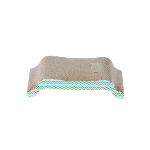 Pawise Castle In The Sky 3 In 1 Cat Scratcher with Catnip Inside 44 x 20 x 22 Cm