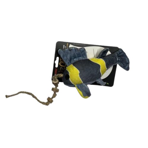 PETINTEREST Cat 3D Tropical Fish With Silver Vine (Grey)