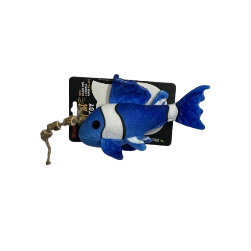 PETINTEREST Cat 3D Tropical Fish With Silver Vine (Blue)