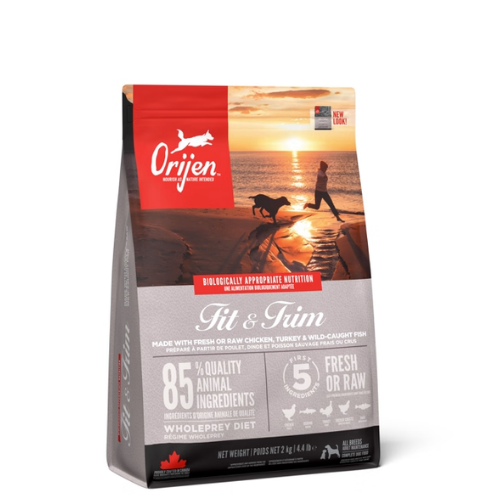 ORIJEN FIT&TRIM FRESH RAW CHICKEN,TURKEY&WILD CAUGHT FISH 2KG