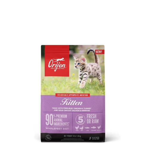 ORIJEN CAT KITTEN CHICKEN TURKEY&WILD CAUGHT FISH 340 G