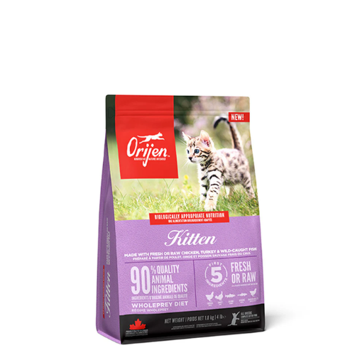 ORIJEN CAT KITTEN CHICKEN TURKEY&WILD CAUGHT FISH 1.8KG