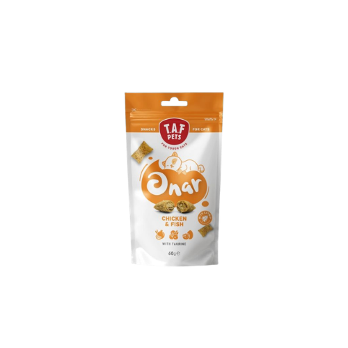 T.A.F Pets ONAR Cat Snacks Chicken & Fish 60G