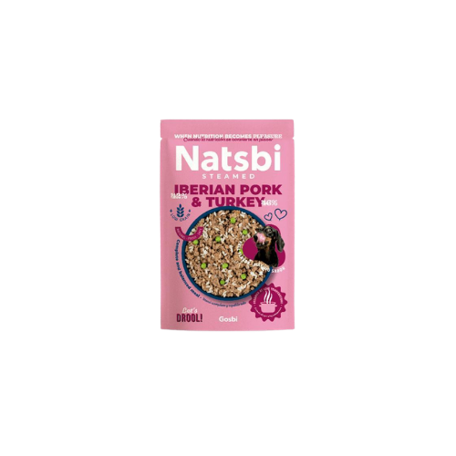 Natsbi Dog Steamed Iberian Pork & Turkey 200g