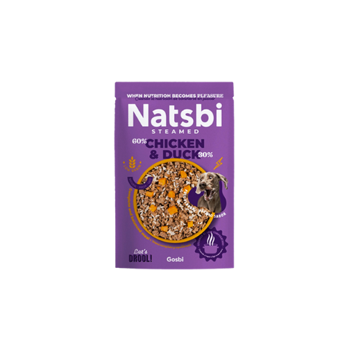 Natsbi Dog Steamed Chicken & Duck 500g