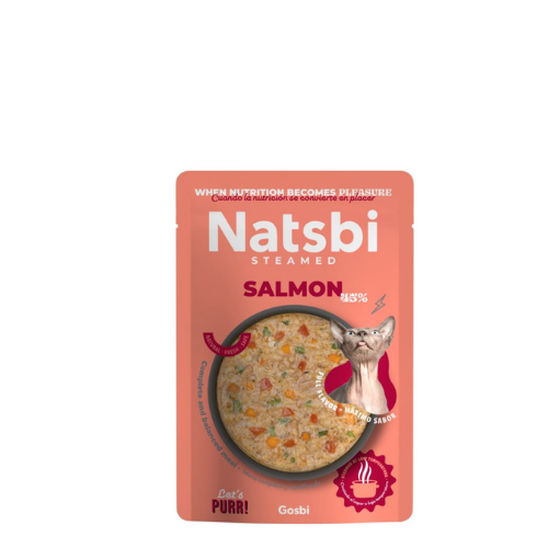 Natsbi Cat Steamed 45% Salmon 80g