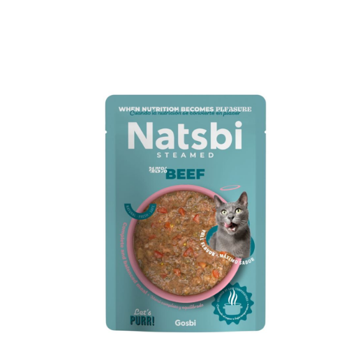 Natsbi Cat Steamed 45 % Beef 80g
