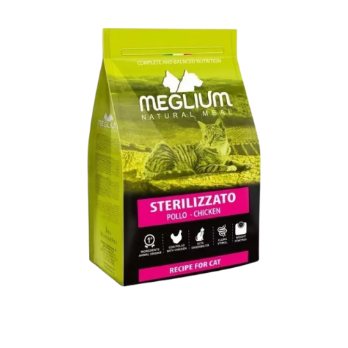 MEGLIUM ADULT STERILIZED CAT CHICKEN 1.5KG