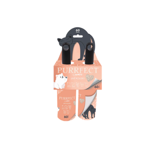 M Pets Purrfect Lint Rollers Pink 2x60Sheets