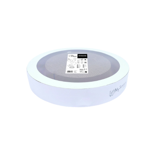 Milwaukee Round Scratching Pad – White