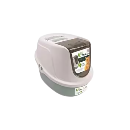 M-Pets Eco Tima Covered Cat Litter Box - Large (Sea Green)