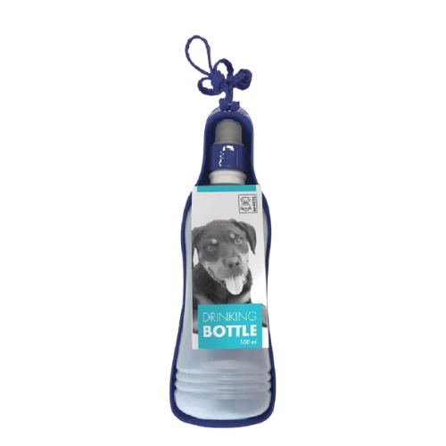 M-PETS Water Bottle for Dogs – Blue (500 ml)