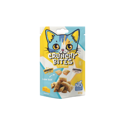 M-Pets Crunchy Bites Cheese Cat Treats - 60g
