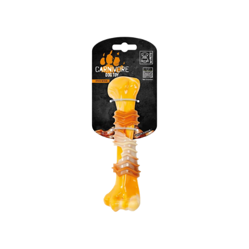M Pets Carnivore Dog Toy  Bone Bacon Scent Small