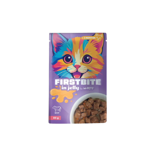M Pet Firstbite Beef In Jelly 85G