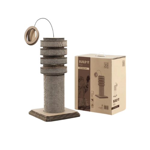 M Pet Buildit Pisa Cat Scratcher 57x39cm
