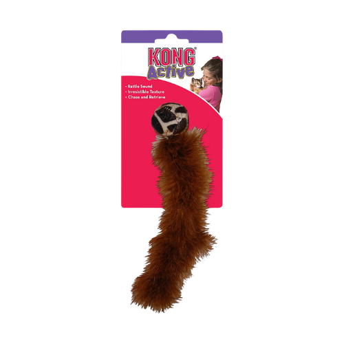 KONG Active Wild Tails for Cat - Brown