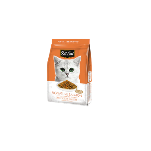 KITCAT PREMIUIM CAT FOODSIGNATURE SALMON1.2KG