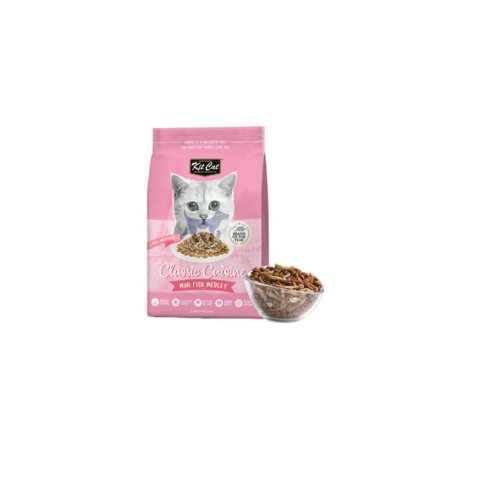 KITCAT PREMIUIM CAT FOOD MINI FISH MEDLEY 1.2KG