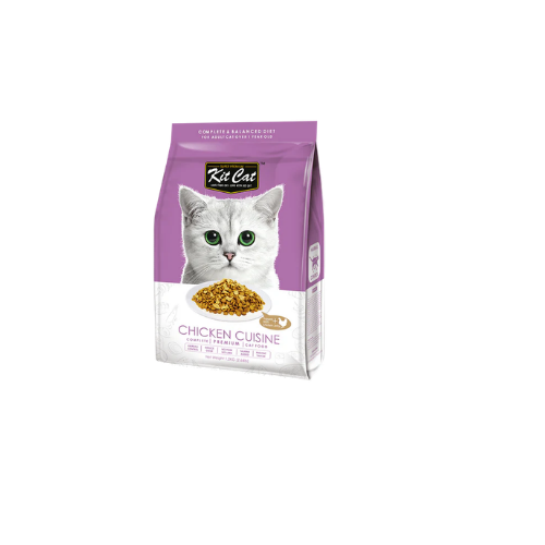 KITCAT PREMIUIM CAT FOOD CHICKEN CUISINE1.2KG