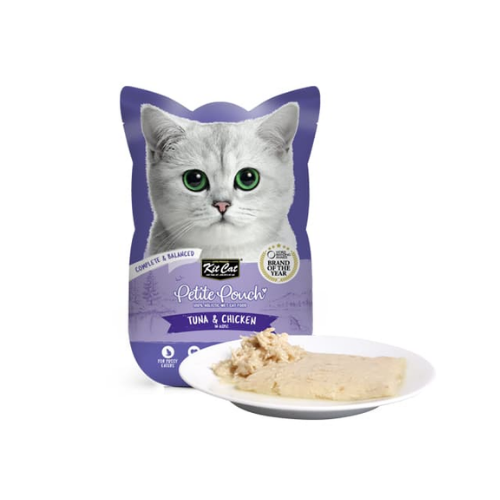 KITCAT PETITE POUCH 70G-TUNA&CHICKEN