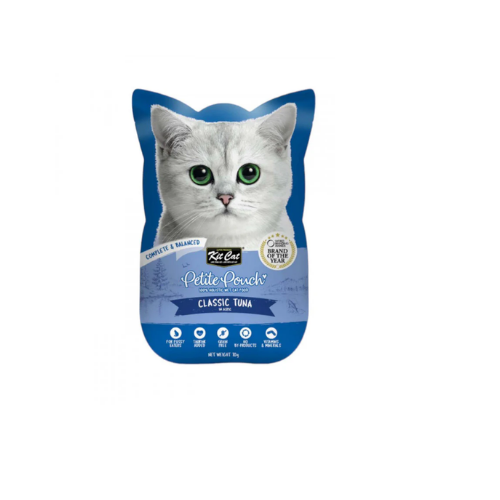 KITCAT PETITE POUCH 70G-CLASSIC TUNA