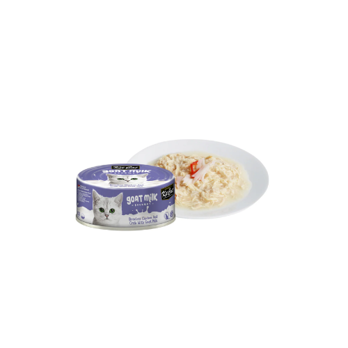 KITCAT GOAT MILK GOURMET CHICKEN SHRED & CRAB 70G