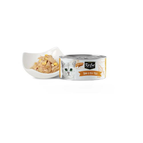 KITCAT DEBONED TUNA & EGG YOLK TOPPERS 80G