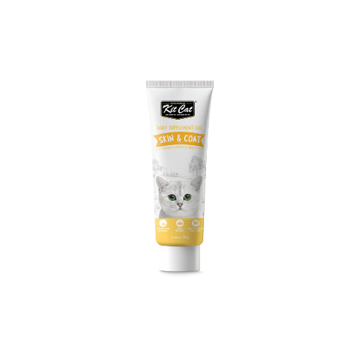KITCAT DAILY SUPPLEMENT GEL SKIN & COAT 120G