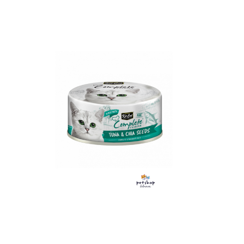 KITCAT COMPLETE CUISINE TUNA & CHIA SEED 70G