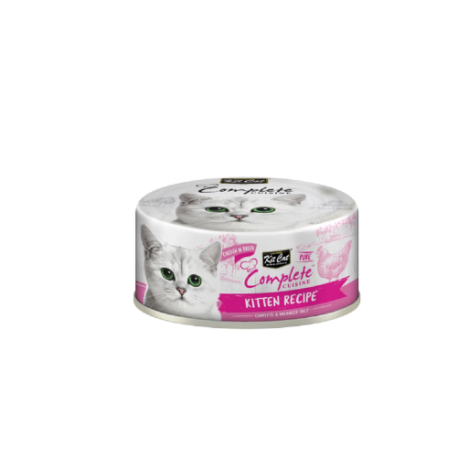 KITCAT COMPLETE CUISINE KITTEN CHICKEN IN BROTH 70G