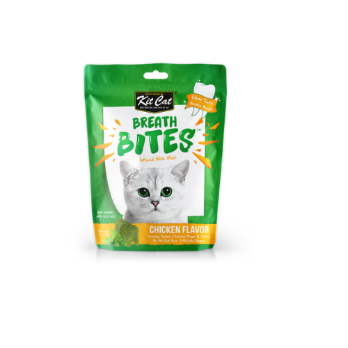 KITCAT BREATH BITES CHICKEN FLAVOR 60G