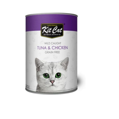 KITCAT ATLANTIC TUNA & TENDER CHICKEN 400G