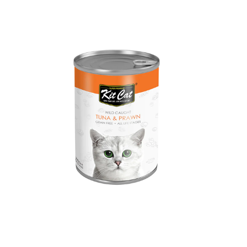KITCAT ATLANTIC TUNA & PRAWN 400G