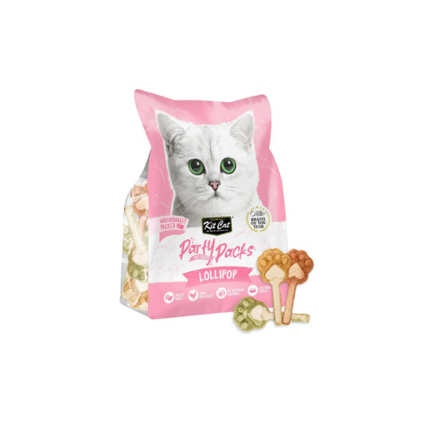 KIT CAT PARTY PACKS LOLLIPOP FREEZE DRIED TREAT 30G