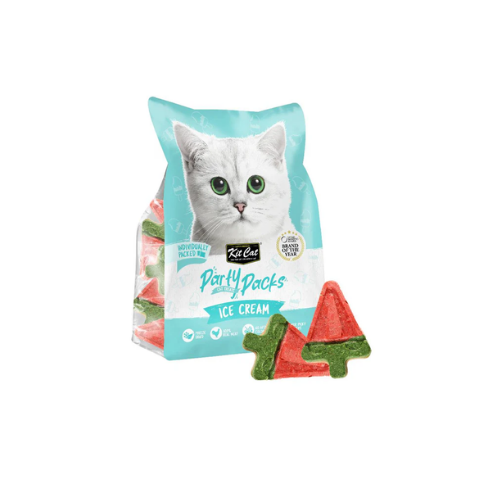 KIT CAT PARTY PACKS ICE CREAM FREEZE DRIED TREAT 30G