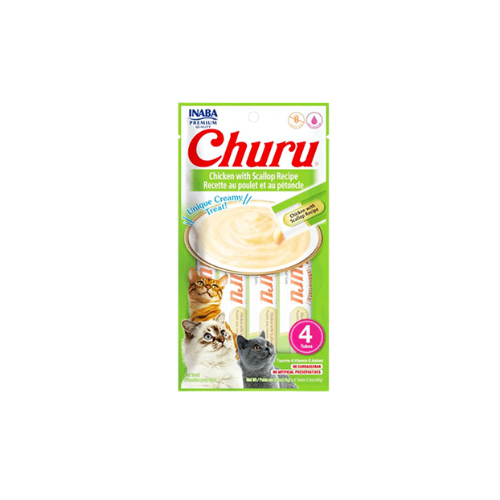 Inaba Churu Cream Chicken With Scallop Recipe 4x14G