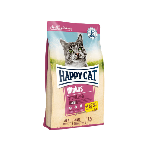Happy Cat Minkas Sterilised With Chicken 10kg