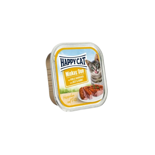 Happy Cat Minkas Duo Beef & Rabit 100G